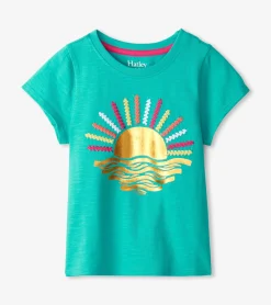 Girls Sunny Days Graphic Tee Tops