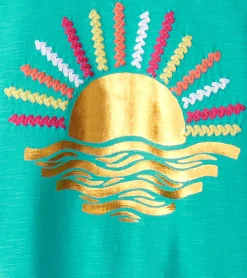 Girls Sunny Days Graphic Tee Tops