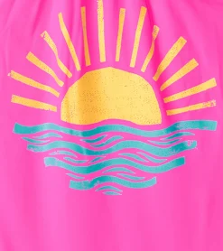 Best Girls Sunrise Gather Gathered Swimsuit Swimwear|Swimwear
