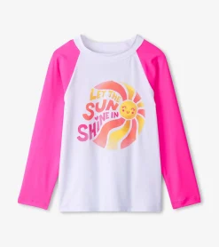 Clearance Girls Sunshine Long Sleeve Rashguard Swimwear|Swimwear