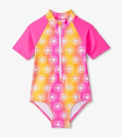 Hot Girls Sunshine One-Piece Rashguard Swimwear|Swimwear