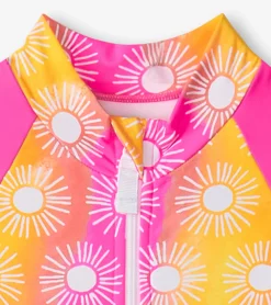 Hot Girls Sunshine One-Piece Rashguard Swimwear|Swimwear