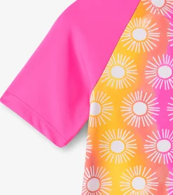 Hot Girls Sunshine One-Piece Rashguard Swimwear|Swimwear