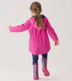Clearance Girls Unicorn Doodle Zip-Up Lightweight Rain Jacket Rainwear|Rainwear
