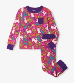 Online Girls Wild Bunnies Bamboo Pajama Set Sleepwear|Sleepwear