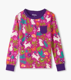 Online Girls Wild Bunnies Bamboo Pajama Set Sleepwear|Sleepwear