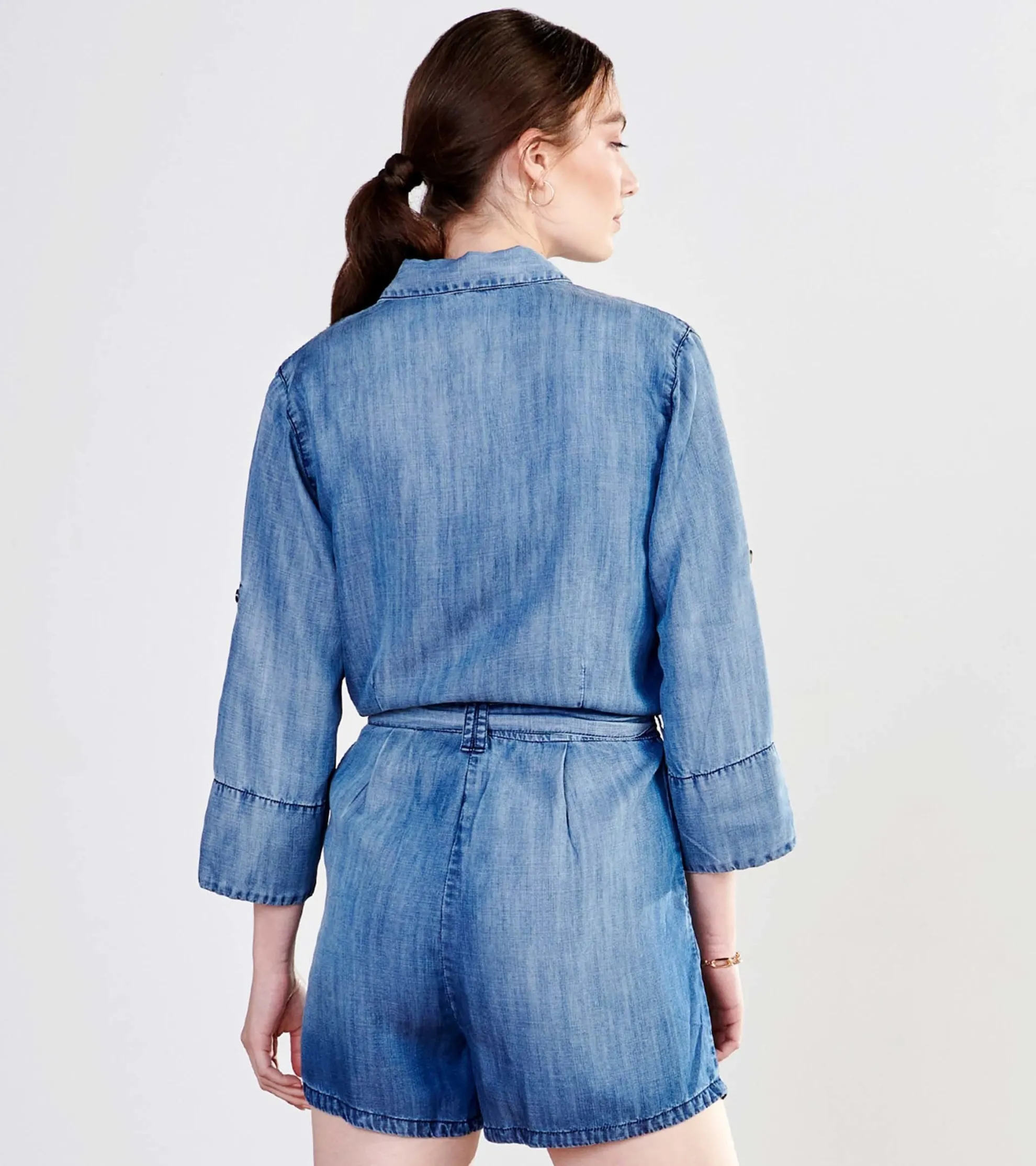 Best Giselle Romper - Medium Blue Wash Women Dresses|Tops