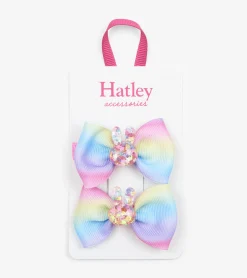 Hot Glitter Bunnies Hair Clips Accessories