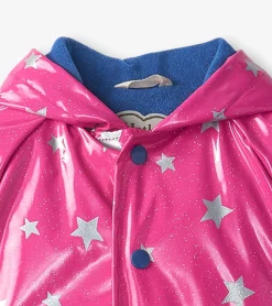 Outlet Glitter Stars Baby Raincoat Rainwear|Rainwear