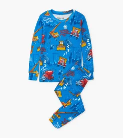 Outlet Goodnight, Goodnight, Construction Site Pajama Set BOY Sleepwear|Sleepwear