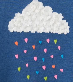 Clearance Heart Drops Flounce Skirt Dress Dresses