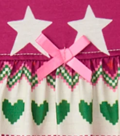Hot Holiday Fair Isle Long Sleeve Girls Nightgown Sleepwear|Sleepwear