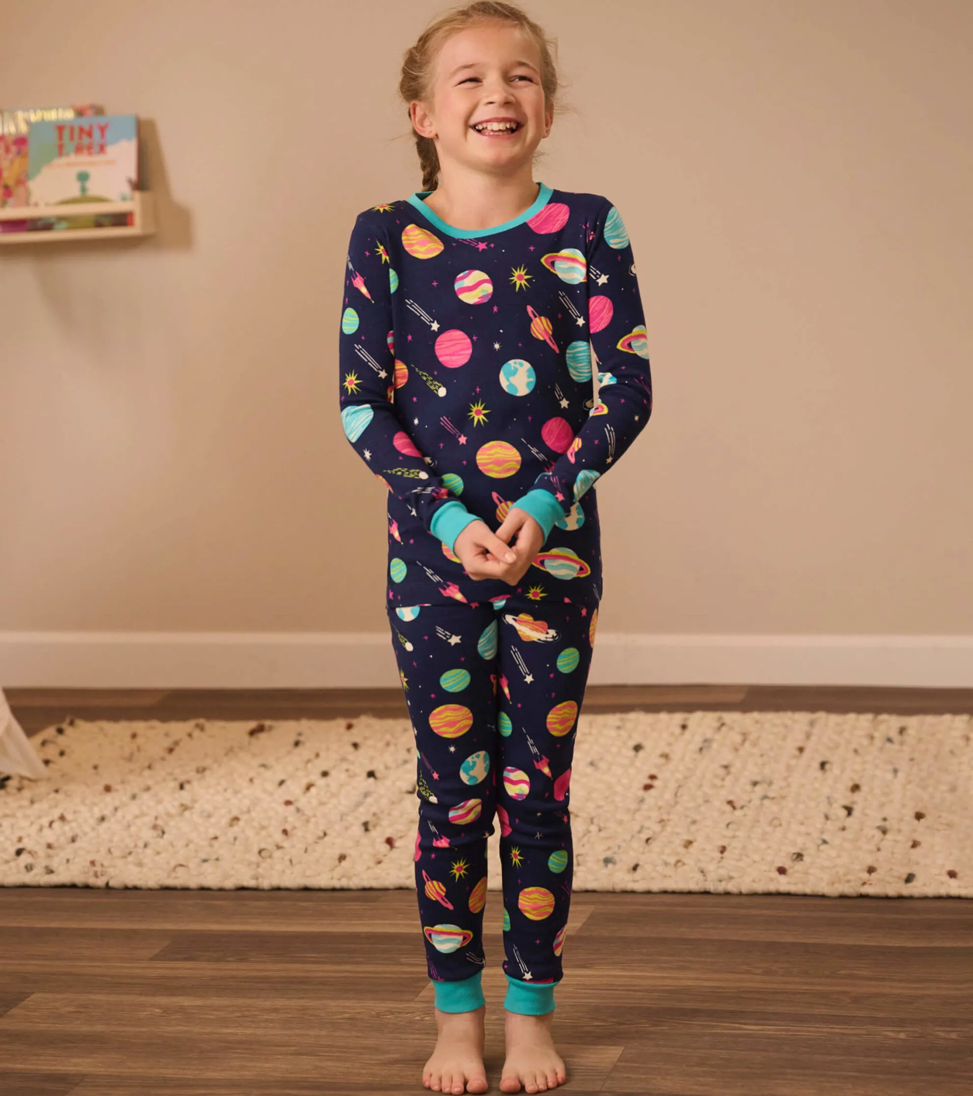Hot Interstellar Kids Organic Cotton Pajama Set Sleepwear|Sleepwear