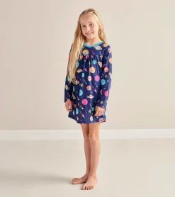 Interstellar Long Sleeve Girls Nightgown Sleepwear|Sleepwear
