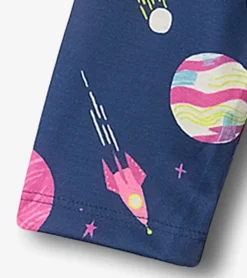 Interstellar Long Sleeve Girls Nightgown Sleepwear|Sleepwear