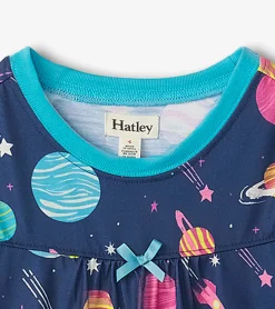 Interstellar Long Sleeve Girls Nightgown Sleepwear|Sleepwear