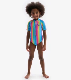 Sale Jelly Bean Rainbow Rashguard One Piece Swimwear|Swimwear