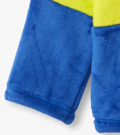 Sale Kids Blue & Green Fleece Jacket BOY Outerwear|Sweaters