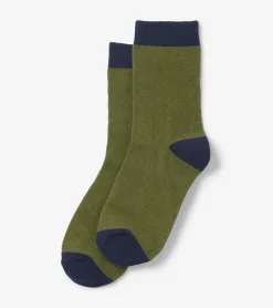 Sale Kids Green & Navy Crew Socks BOY Footwear|Socks