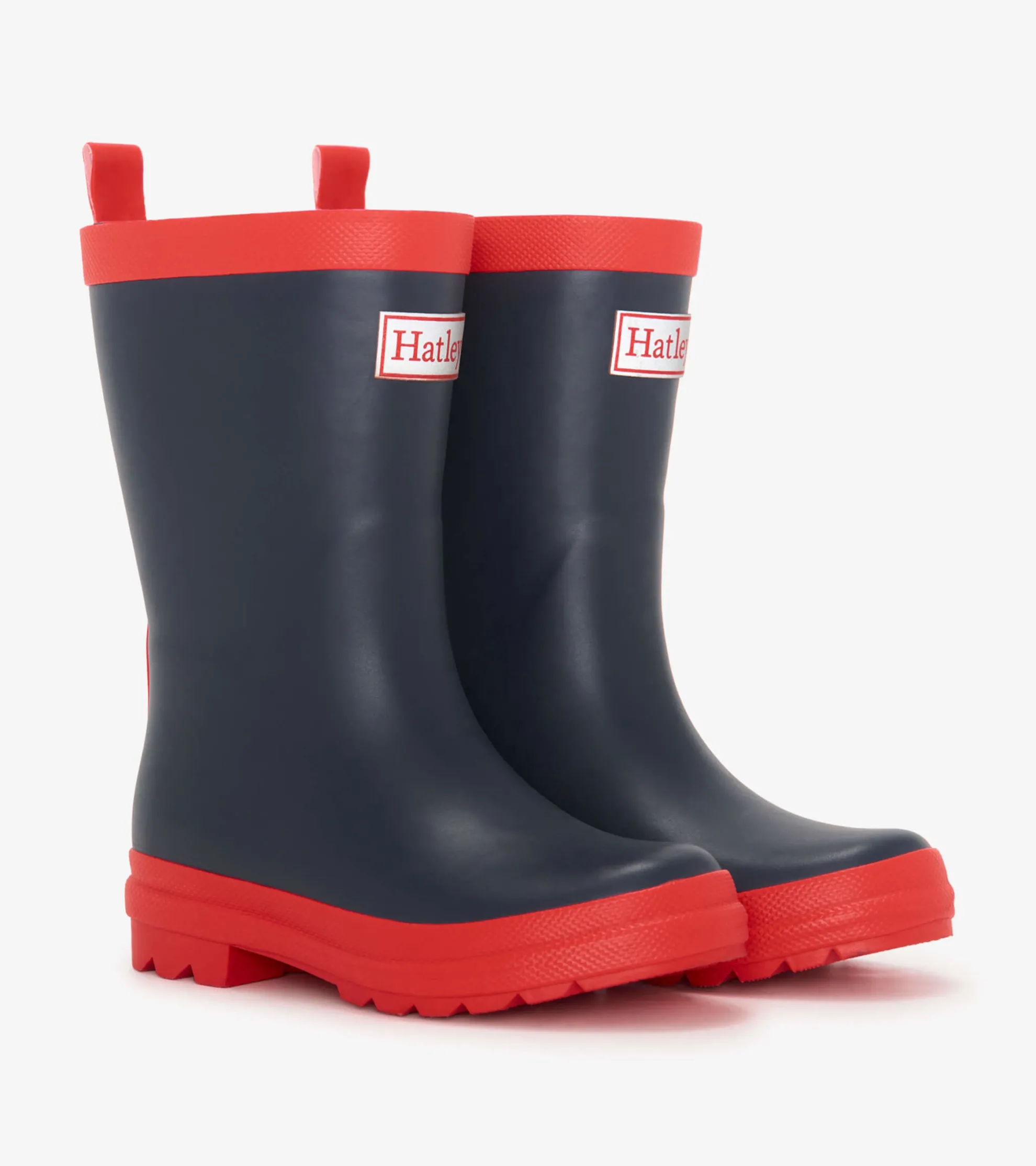 New Kids Navy & Red Matte Rain Boots BOY Rainwear|Rainwear