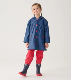 New Kids Navy & Red Matte Rain Boots BOY Rainwear|Rainwear