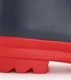 New Kids Navy & Red Matte Rain Boots BOY Rainwear|Rainwear