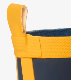 Clearance Kids Navy & Yellow Matte Rain Boots BOY Rainwear|Rainwear