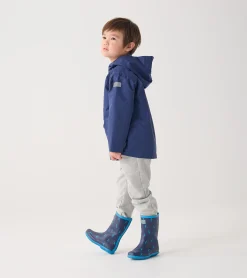 Best Kids Navy Zip-Up Lightweight Rain Jacket BOY Rainwear|Rainwear