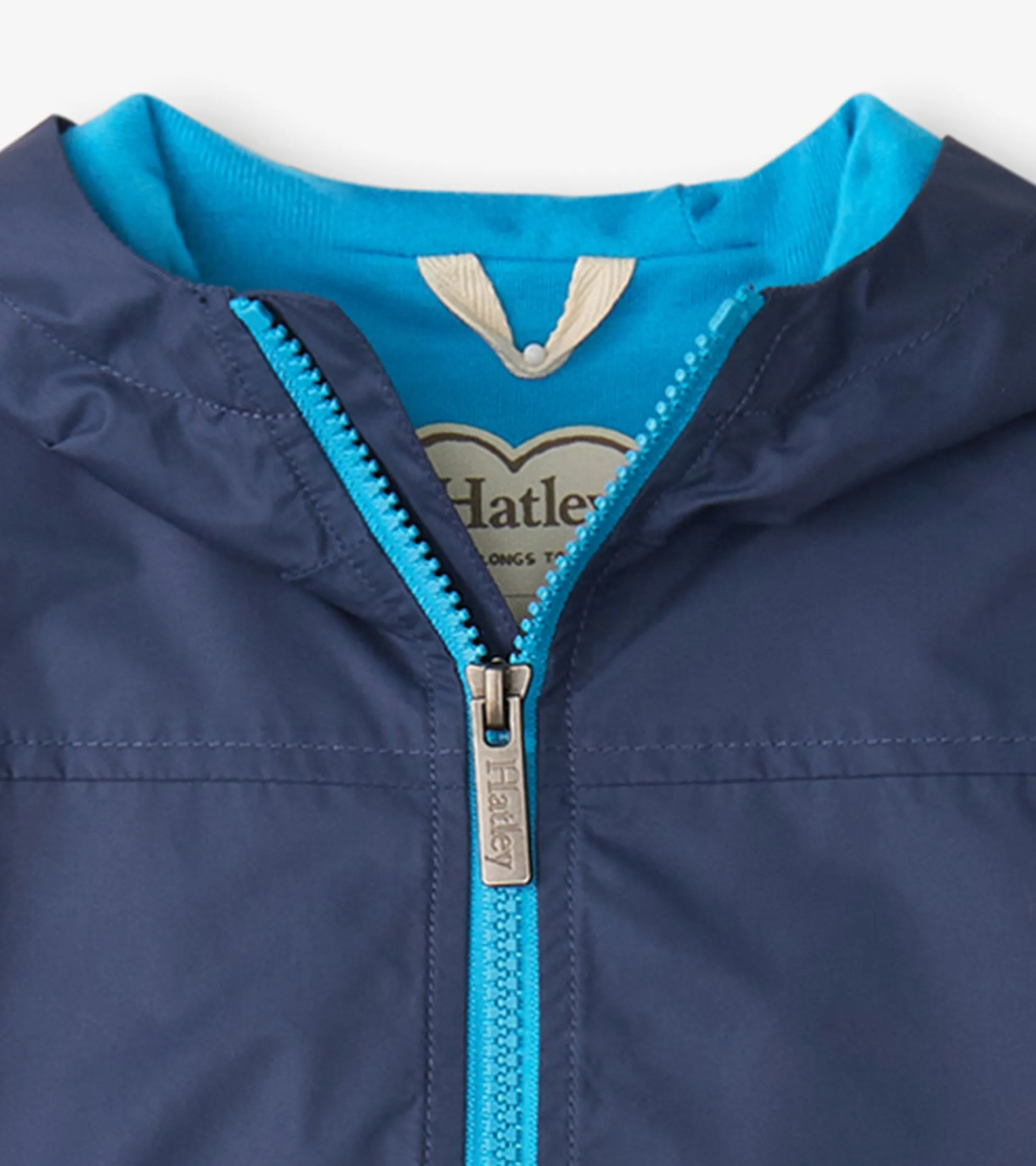 Best Kids Navy Zip-Up Lightweight Rain Jacket BOY Rainwear|Rainwear
