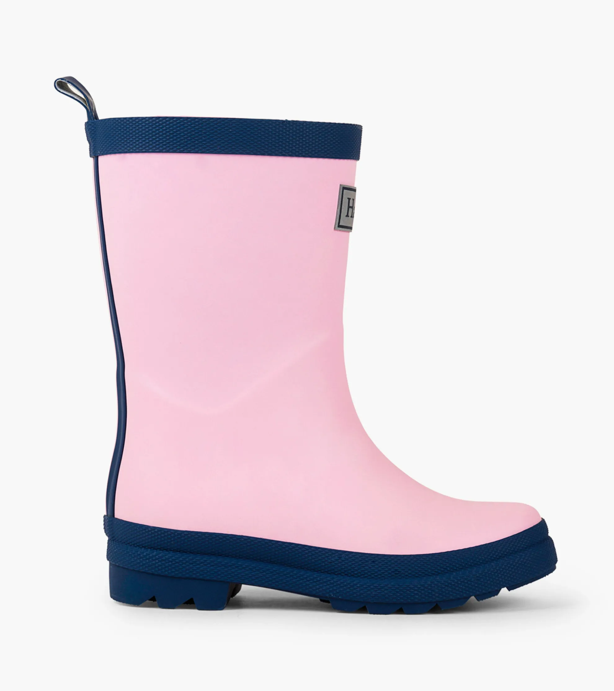 Clearance Kids Pink & Navy Matte Rain Boots Rainwear|Rainwear