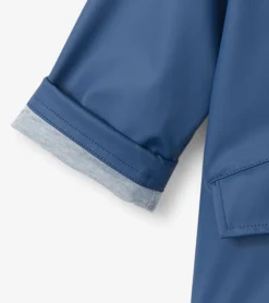 New Kids Yellow & Navy Zip-Up Rain Jacket BOY Rainwear|Rainwear