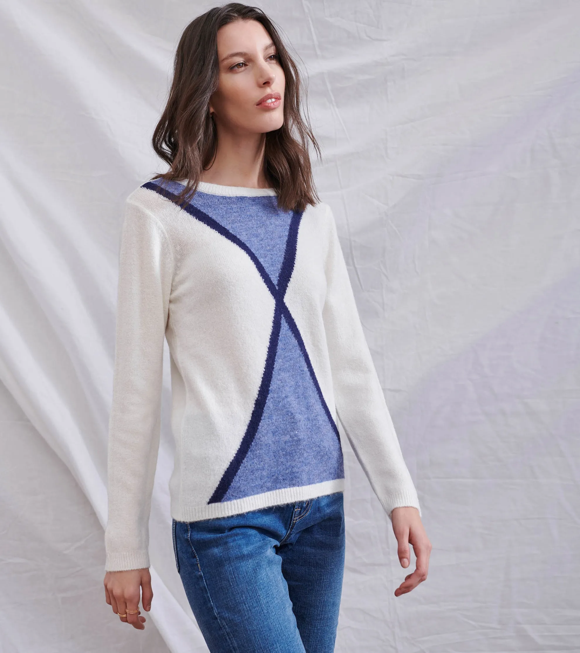 Clearance Landscape Sweater - River Crossing Women Sweaters|Tops