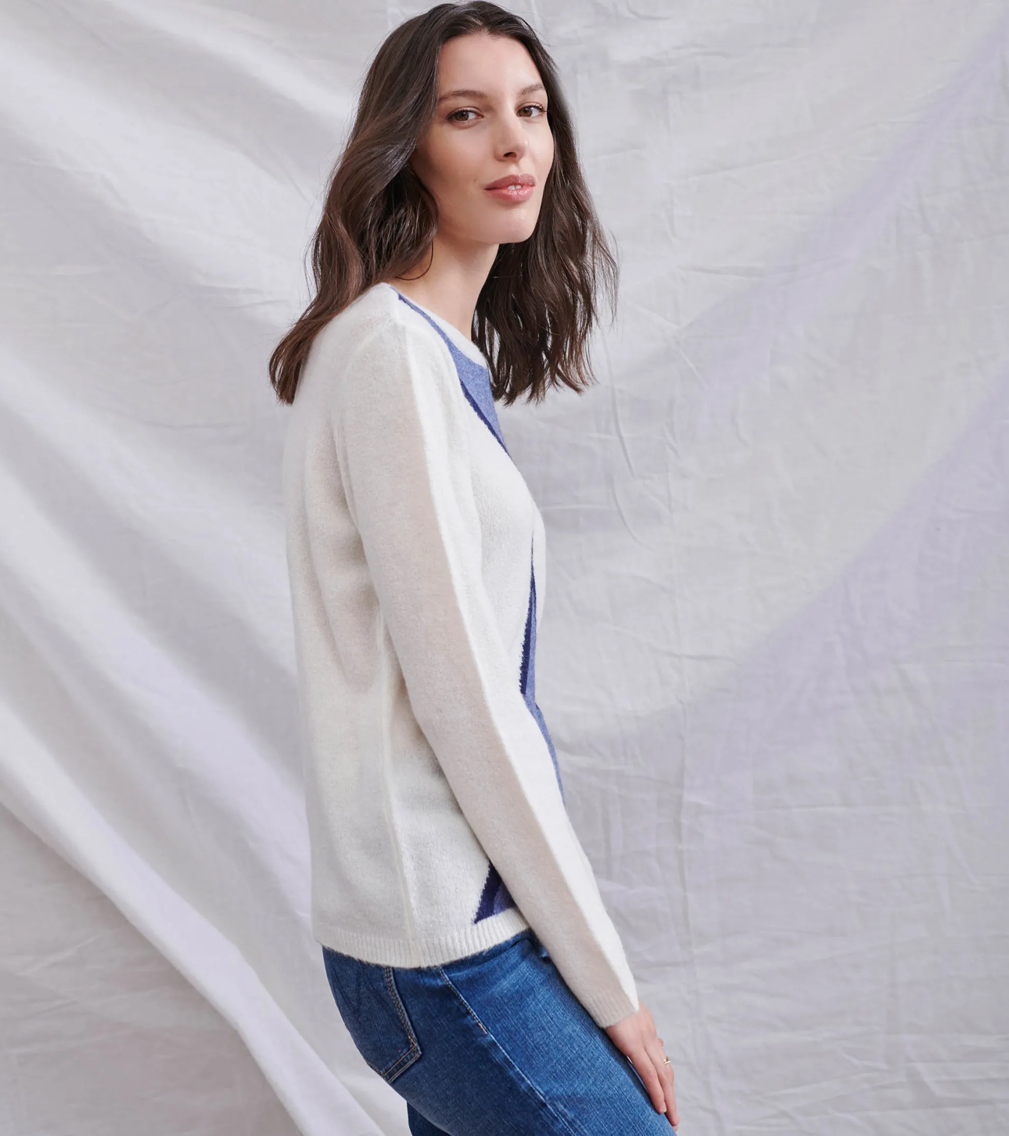 Clearance Landscape Sweater - River Crossing Women Sweaters|Tops