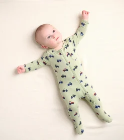 Online Little Tractors Newborn Zip-Up Footed Sleeper Sleepwear|Sleepwear
