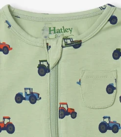Online Little Tractors Newborn Zip-Up Footed Sleeper Sleepwear|Sleepwear