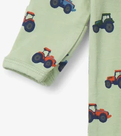 Online Little Tractors Newborn Zip-Up Footed Sleeper Sleepwear|Sleepwear