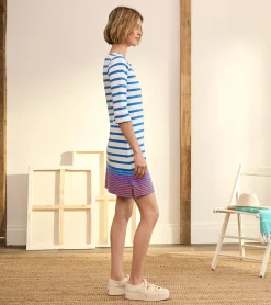 Clearance Lucy Dress - Shoreline Stripes Women Dresses