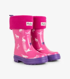 Online Magenta Kids Boot Liners Rainwear|Rainwear