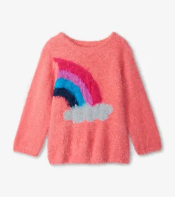Magical Rainbow Shimmer Fuzzy Sweater Sweaters