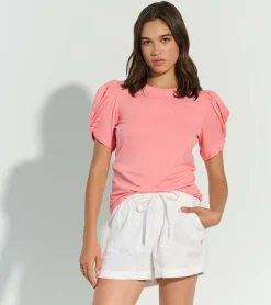 Sale Maya Tee - Salmon Rose Women Tops