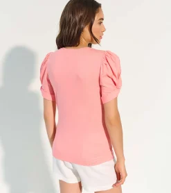 Sale Maya Tee - Salmon Rose Women Tops