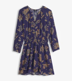 New Mia Smocked Waist Dress - Line Floral Women Dresses