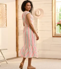 New Millie Dress - Miami Beach Stripes Women Dresses
