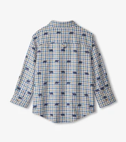 Discount Mini Bears Button Down Shirt BOY Tops