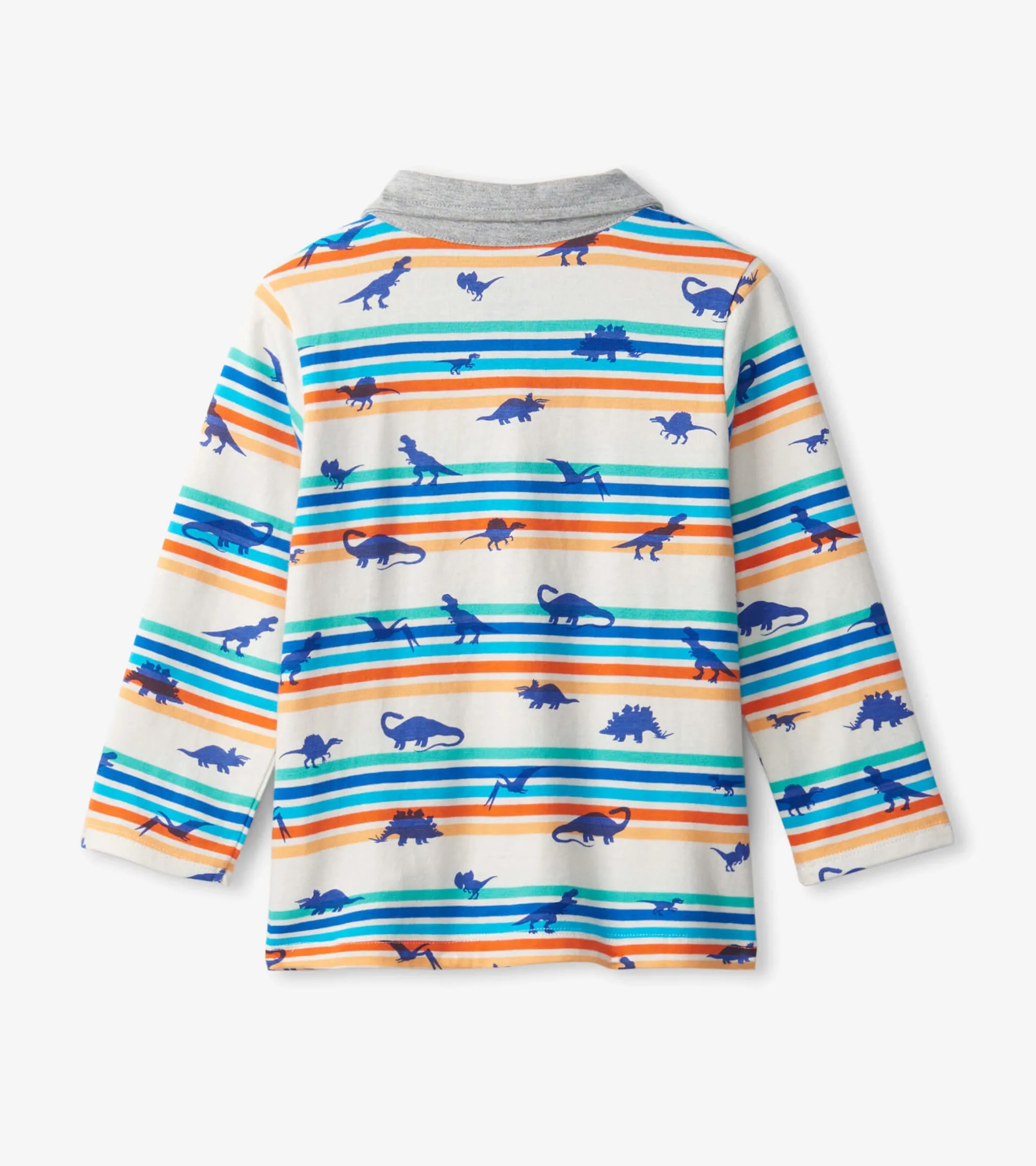 New Mini Dinos Long Sleeve Polo T-Shirt Tops