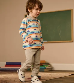 New Mini Dinos Long Sleeve Polo T-Shirt Tops