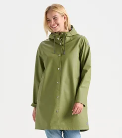 Best Newport Rain Jacket - Loden Green Women Women|Outerwear