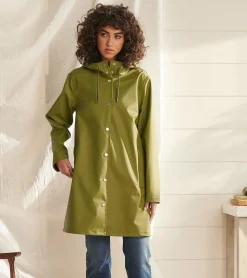 Best Newport Rain Jacket - Loden Green Women Women|Outerwear