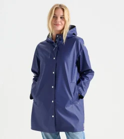 Outlet Newport Rain Jacket - Patriot Blue Women Women|Outerwear