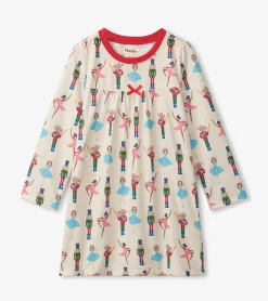Sale Nutcracker Long Sleeve Girls Nightgown Sleepwear|Sleepwear